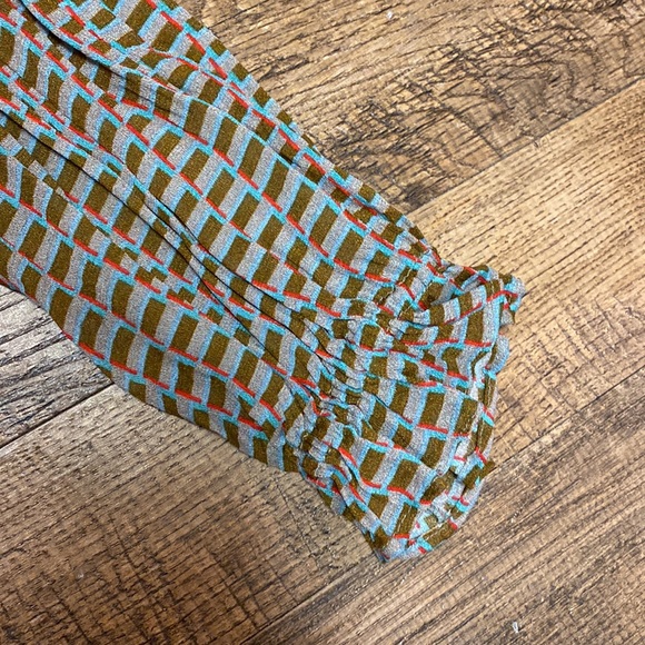 Anthropologie Conditions Apply Retro Peasant Blouse M - Picture 8 of 10